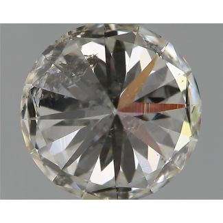 0.71 Carat Round H SI2 EX VG IGI Natural Diamond