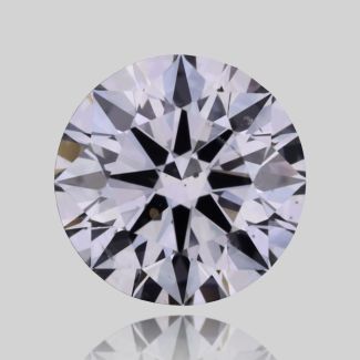 0.55 Carat Round F SI2 EX GIA Natural Diamond