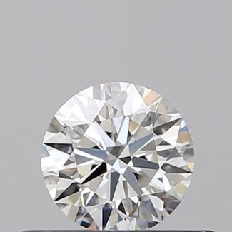 0.37 Carat Round H VVS1 EX GIA Natural Diamond