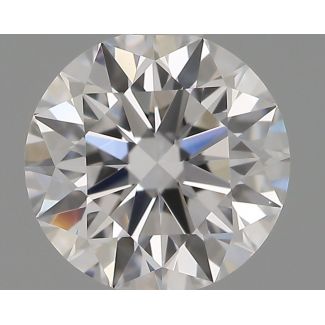 0.54 Carat Round D VVS1 EX GIA Natural Diamond