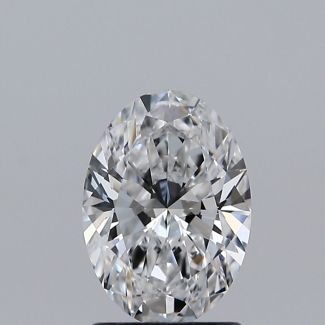 1.28 Carat Oval D VVS1 - EX GIA Natural Diamond