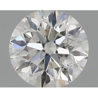 0.30 Carat Round F SI2 VG EX GIA Natural Diamond