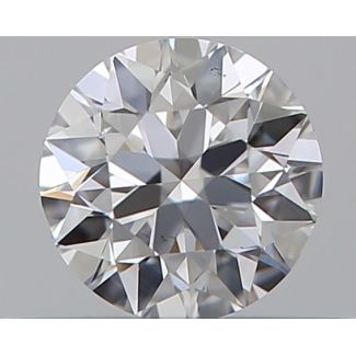 0.30 Carat Round D VS2 VG EX GIA Natural Diamond