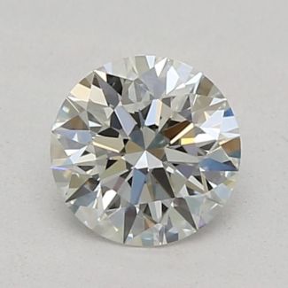 0.35 Carat Round E VVS2 EX GIA Natural Diamond