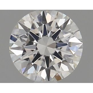 0.18 Carat Round F IF EX GIA Natural Diamond