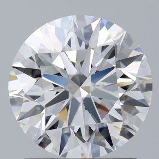 1.51 Carat Round G IF EX NONE Natural Diamond