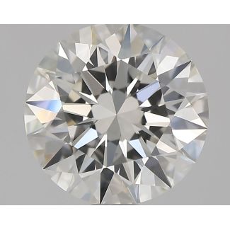 1.13 Carat Round H VVS1 EX GIA Natural Diamond