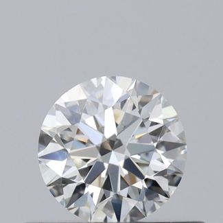 0.32 Carat Round H VVS2 EX VG GIA Natural Diamond