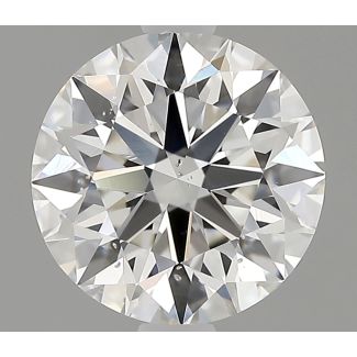 1.1 Carat Round H SI1 EX GIA Natural Diamond