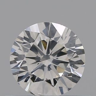 0.40 Carat Round F I1 VG GD GIA Natural Diamond