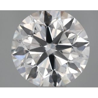 0.62 Carat Round E VVS1 EX GIA Natural Diamond