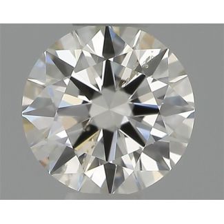 0.30 Carat Round H SI1 EX IGI Natural Diamond