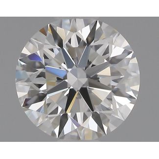 0.56 Carat Round D VVS1 EX GIA Natural Diamond