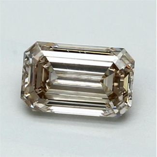 1.2 Carat Emerald Brown VS2 - EX VG GIA Natural Diamond