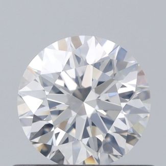 0.61 Carat Round E SI1 EX GIA Natural Diamond