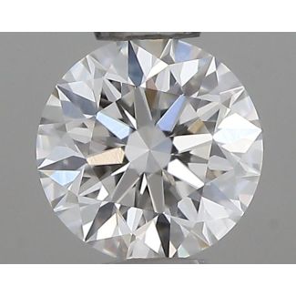 0.32 Carat Round F VS1 EX GIA Natural Diamond