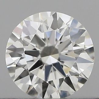 0.3 Carat Round H VVS1 EX IGI Natural Diamond