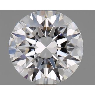 0.90 Carat Round D VS1 EX GIA Natural Diamond