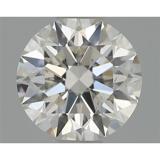 0.40 Carat Round H SI1 EX VG GIA Natural Diamond