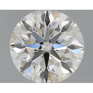 0.8 Carat Round H VS1 EX GIA Natural Diamond