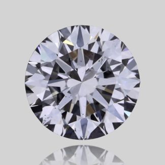 0.4 Carat Round H SI1 EX GIA Natural Diamond