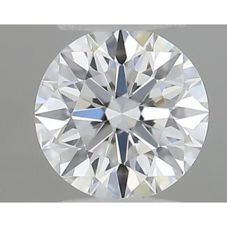 0.19 Carat Round E VVS2 EX GIA Natural Diamond