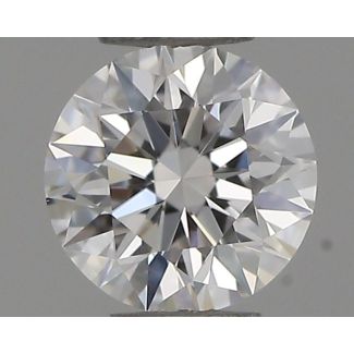 0.2 Carat Round E VVS2 EX GIA Natural Diamond