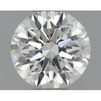 0.41 Carat Round H IF EX GIA Natural Diamond