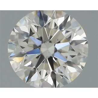 0.41 Carat Round H VS2 EX IGI Natural Diamond