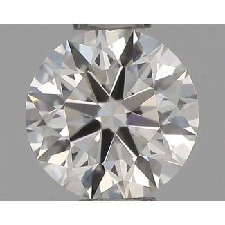 0.4 Carat Round H VVS2 EX IGI Natural Diamond