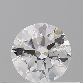 0.34 Carat Round D VVS1 EX GIA Natural Diamond