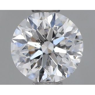 0.5 Carat Round F SI2 EX VG GIA Natural Diamond