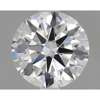 0.81 Carat Round F VVS1 EX GIA Natural Diamond