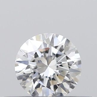 0.23 Carat Round D VVS1 EX GIA Natural Diamond