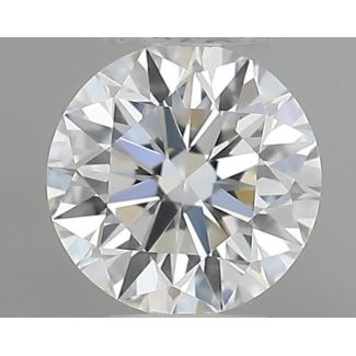 0.33 Carat Round F IF EX GIA Natural Diamond