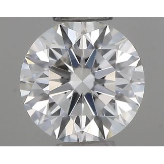 0.3 Carat Round H VVS1 EX GIA Natural Diamond