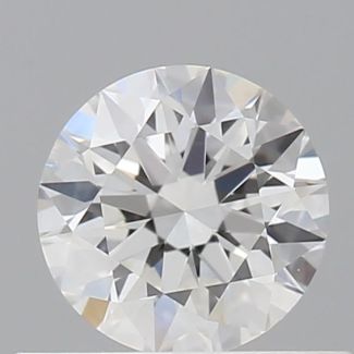 0.52 Carat Round F VS1 EX GIA Natural Diamond