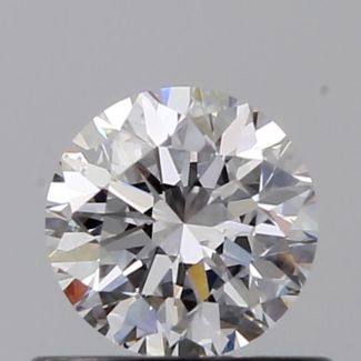 0.51 Carat Round D SI1 VG EX GIA Natural Diamond