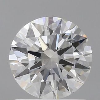 0.92 Carat Round I VVS2 EX GIA Natural Diamond