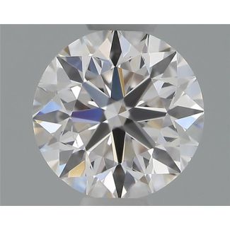 0.50 Carat Round E SI1 VG EX GIA Natural Diamond