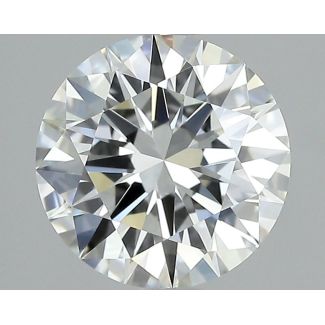 0.78 Carat Round F VVS1 EX GIA Natural Diamond