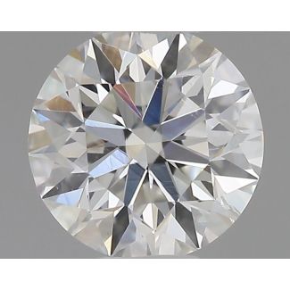 0.33 Carat Round E SI2 EX GIA Natural Diamond