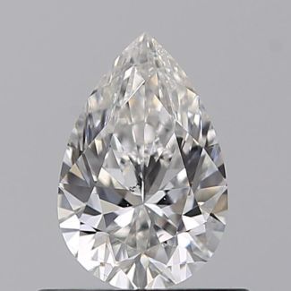 0.50 Carat Pear E SI1 - VG GIA Natural Diamond