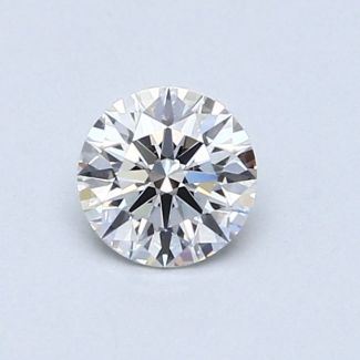 0.54 Carat Round D VVS1 EX GIA Natural Diamond