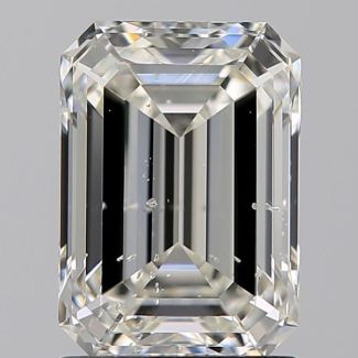 1.50 Carat Emerald H SI2 - EX GIA Natural Diamond