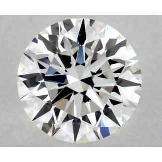 0.61 Carat Round H VS1 EX GIA Natural Diamond