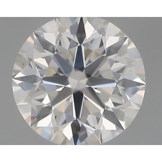 0.32 Carat Round H SI1 EX GIA Natural Diamond