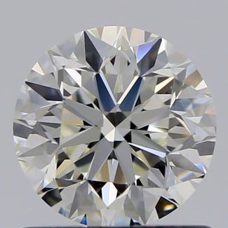 0.81 Carat Round J VVS2 VG EX GIA Natural Diamond