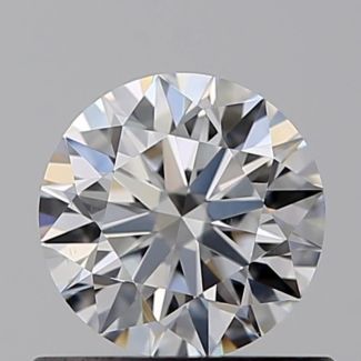 0.53 Carat Round E VS1 EX GIA Natural Diamond