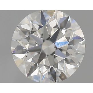 0.5 Carat Round G VS2 EX GIA Natural Diamond